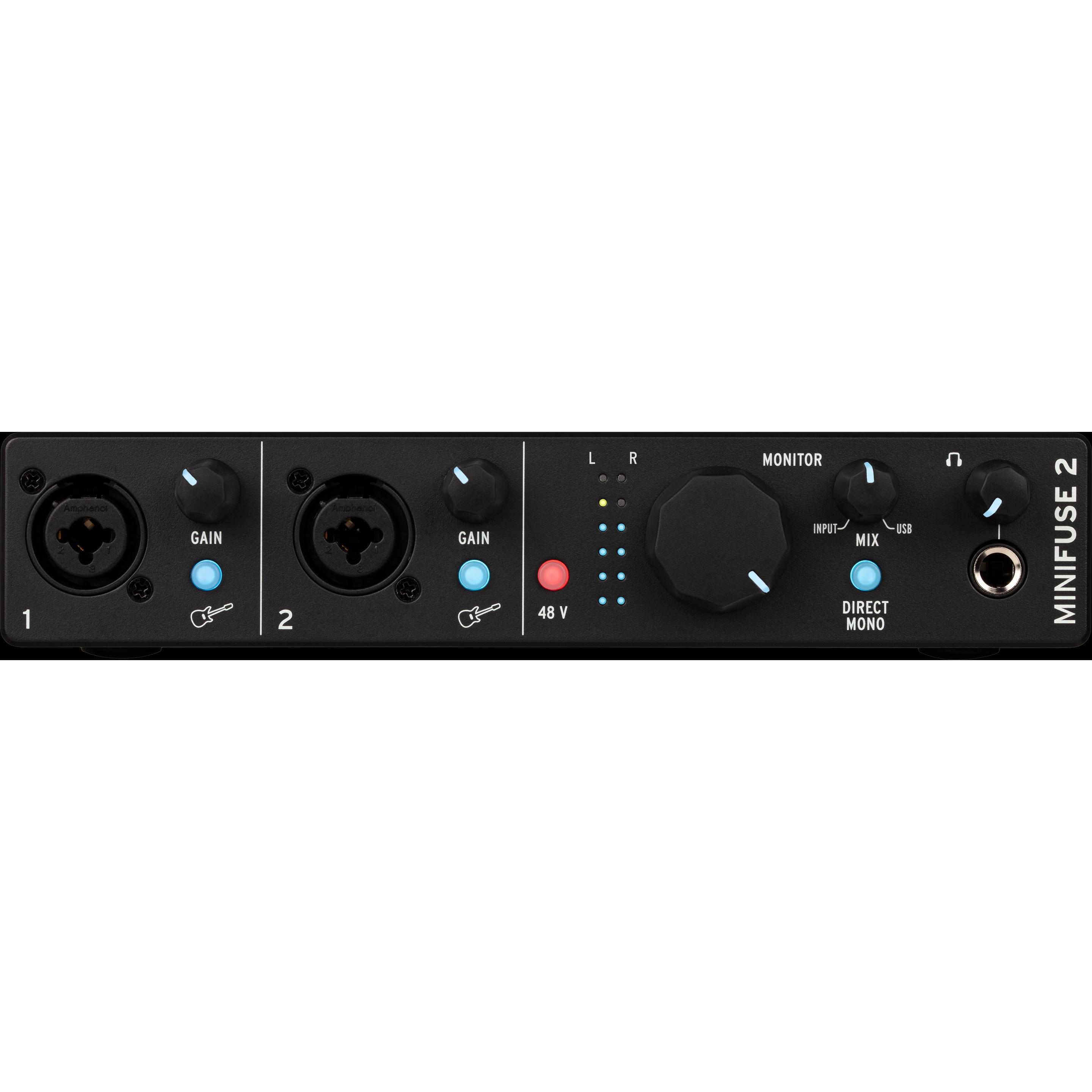 Arturia MiniFuse 2 (USB), Audio Interface, Schwarz