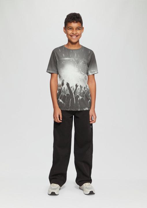 Immagine prodotto S.Oliver T-Shirt Jersey-T-Shirt mit Rundhalsausschnitt und All-over-Print (158, 164)