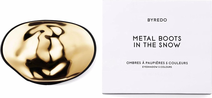 Actual product image Byredo Eyeshadow palette 5 shades (Metal Boots in the Snow)