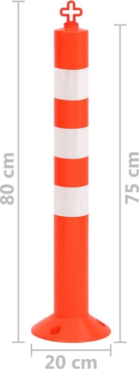 Immagine prodotto vidaXL Verkehrsleitpoller