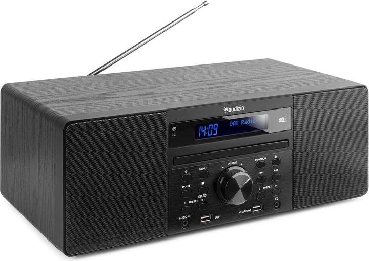 Actual product image Audizio Radio/CD Player Prato Black (FM, DAB+, Bluetooth)