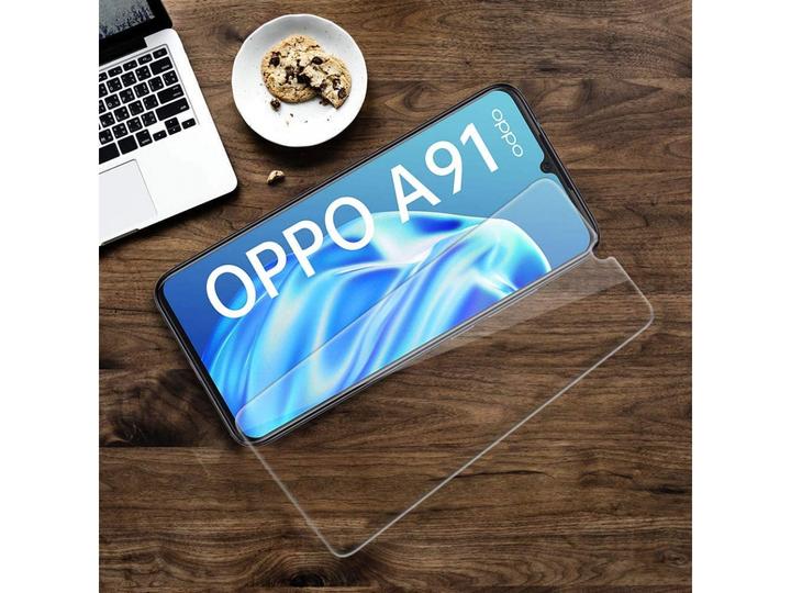 Produktbild Screenguard Oppo A91 Panzerglas Schutzfolie Case Friendly Design (1 Stück, Oppo A91)