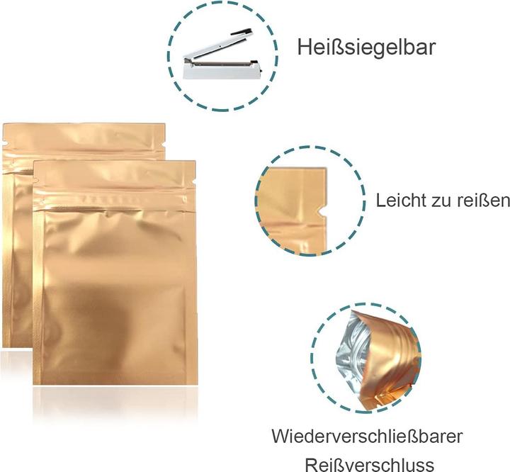Produktbild Pack Easy 100 Stück Aluminiumfolie Verpackung (100 x)