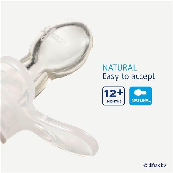 Produktbild Difrax Nuggi Natural 12+M Silikon (1x)