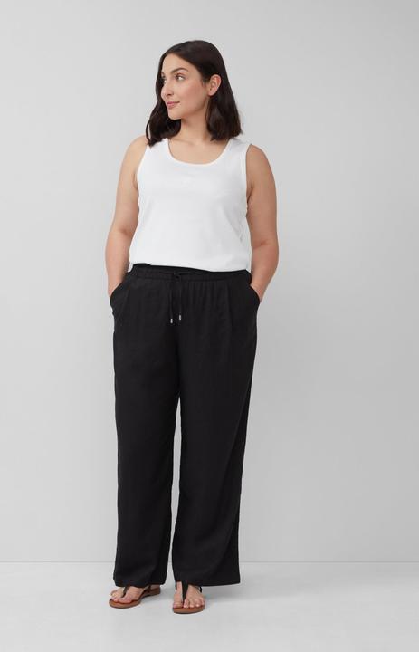 Actual product image S.Oliver Hose Leichte Leinenmix-Hose mit Elastikbund (44)