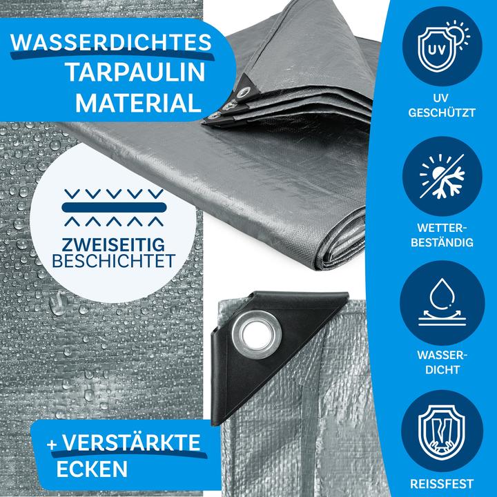 Produktbild Floordirekt Abdeckplane 140 g/m² (4 x 6 m)