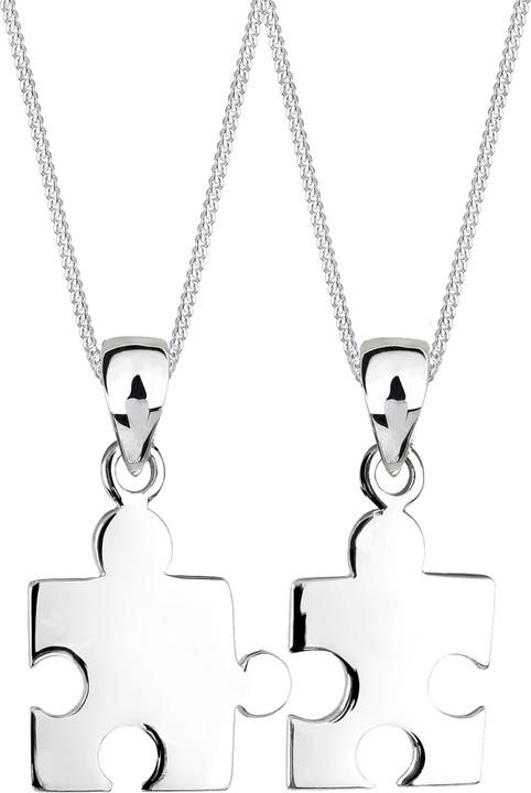 Immagine prodotto Elli Collana Partner Chains Puzzle Argento 925 (Argento 925)