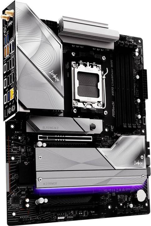 Produktbild AsRock Mainboard X870 LiveMixer WiFi (AM5, AMD X870, ATX)