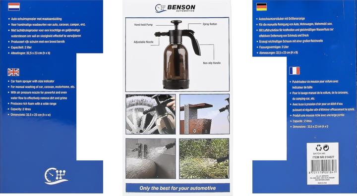 Actual product image Benson Auto-Schaumsprüher (2 l)