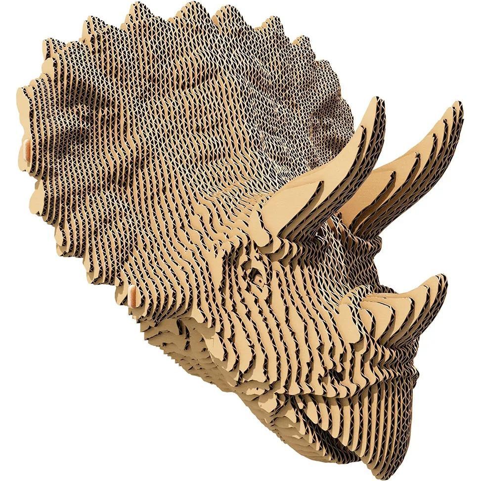 Cartonic Triceratops - 3D Modell aus Karton