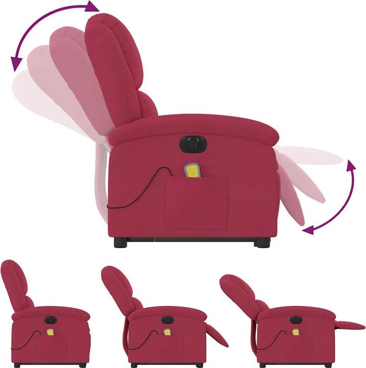 Image du produit vidaXL Massagesessel mit Aufstehhilfe