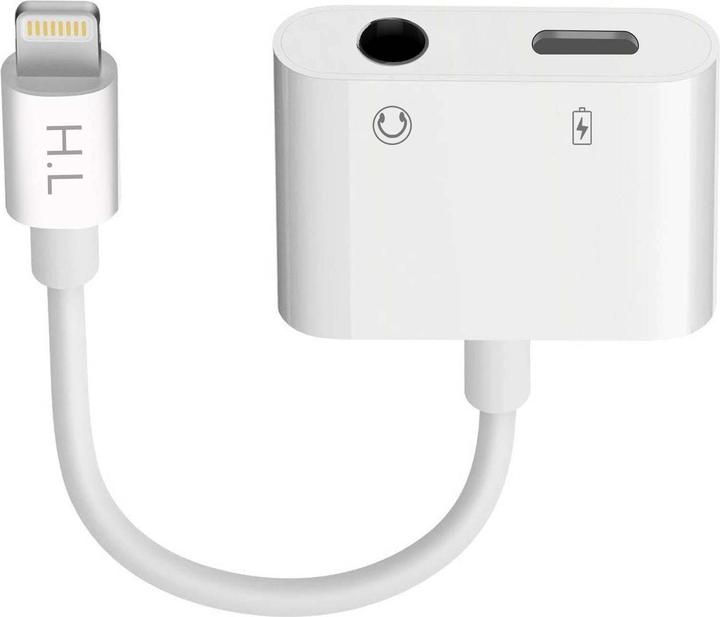 Actual product image Avizar HL-099 Lightning Audio Charging Adapter (Lightning, Lightning)