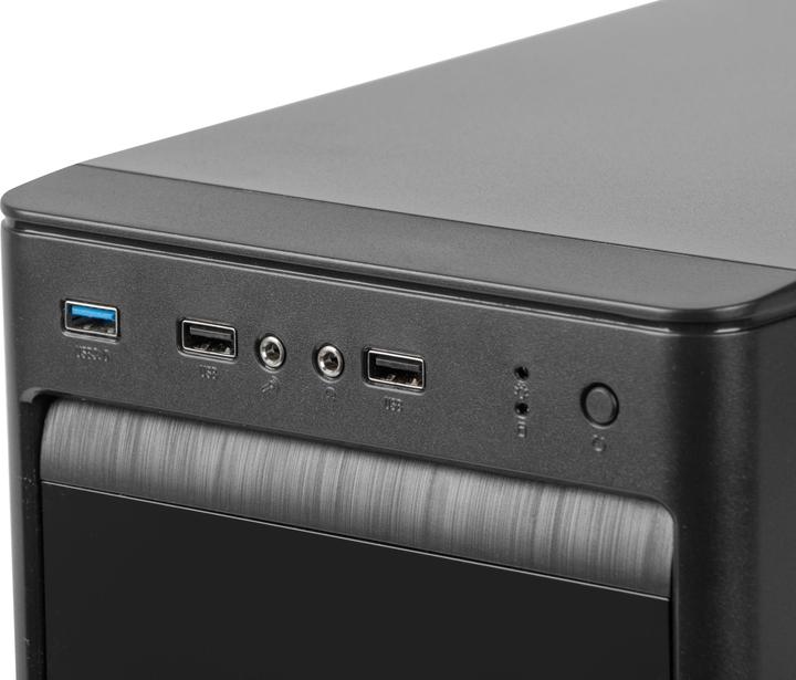 Produktbild Natec Bolita - Desktop - PC - Acrylnitril-Butadien-Styrol (ABS) - SPCC - Schwarz - ATX (ATX, mATX, Mini-ITX)