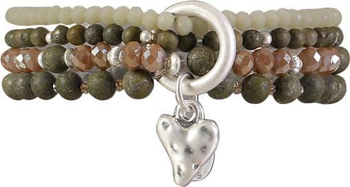 Produktbild Andreani Armband mit echter afrikanischer grüner Jade (8 cm, Steine)