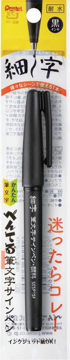 Actual product image Pentel Brush Pen Sign Pen Brush Pigment (1x)