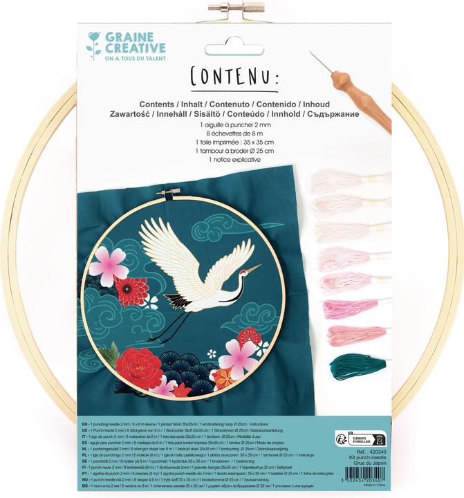 Produktbild Creative Punch Needle Set Japanischer Kranich