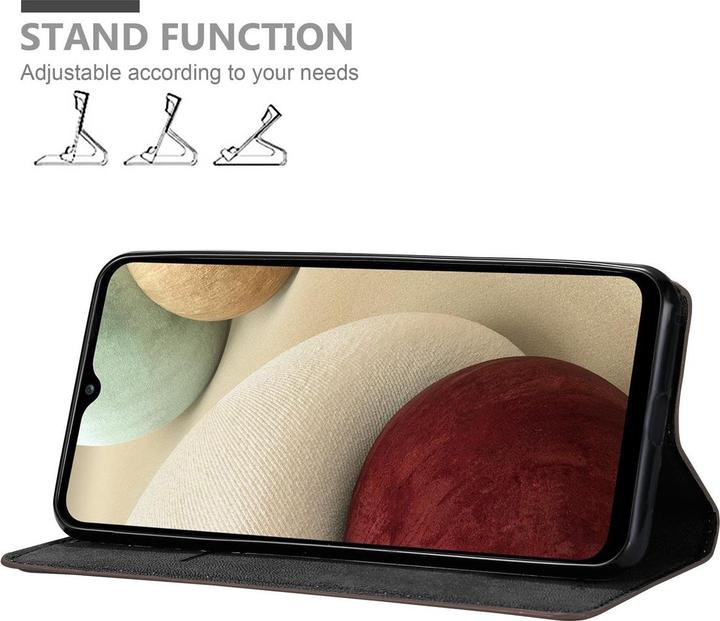 Produktbild Cadorabo Book Invisible Magnet Cover (Samsung Galaxy A12, Samsung Galaxy M12)