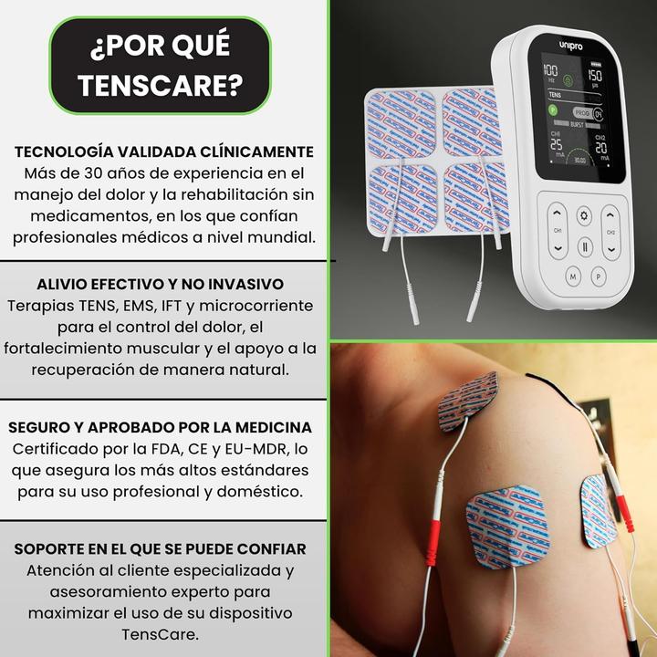Actual product image TensCare Flexistim 12 Elektrodepakket mit TENS-, EMS-, IFT- und Mikrostromprogrammen