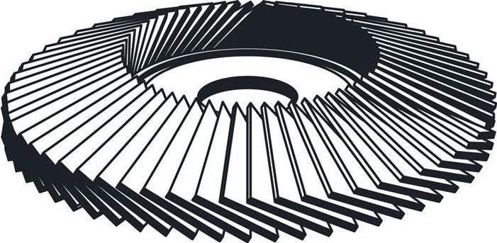 Immagine prodotto Klingspor SMT 325 Extra - Dischi lamellari 115 x 22,23 mm (60)