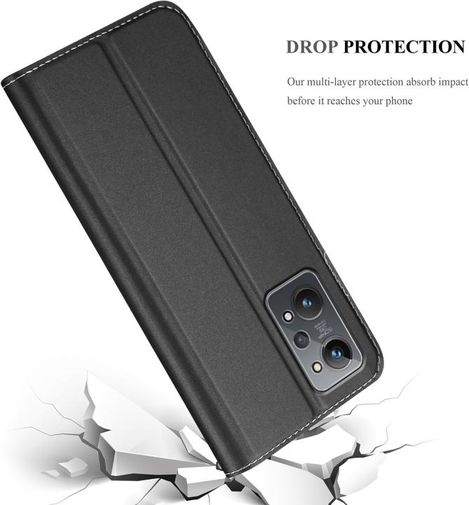 Actual product image Cadorabo Classy Book Case for Realme GT 2 / GT Neo 2 (Realme GT 2, Realme GT Neo 2)