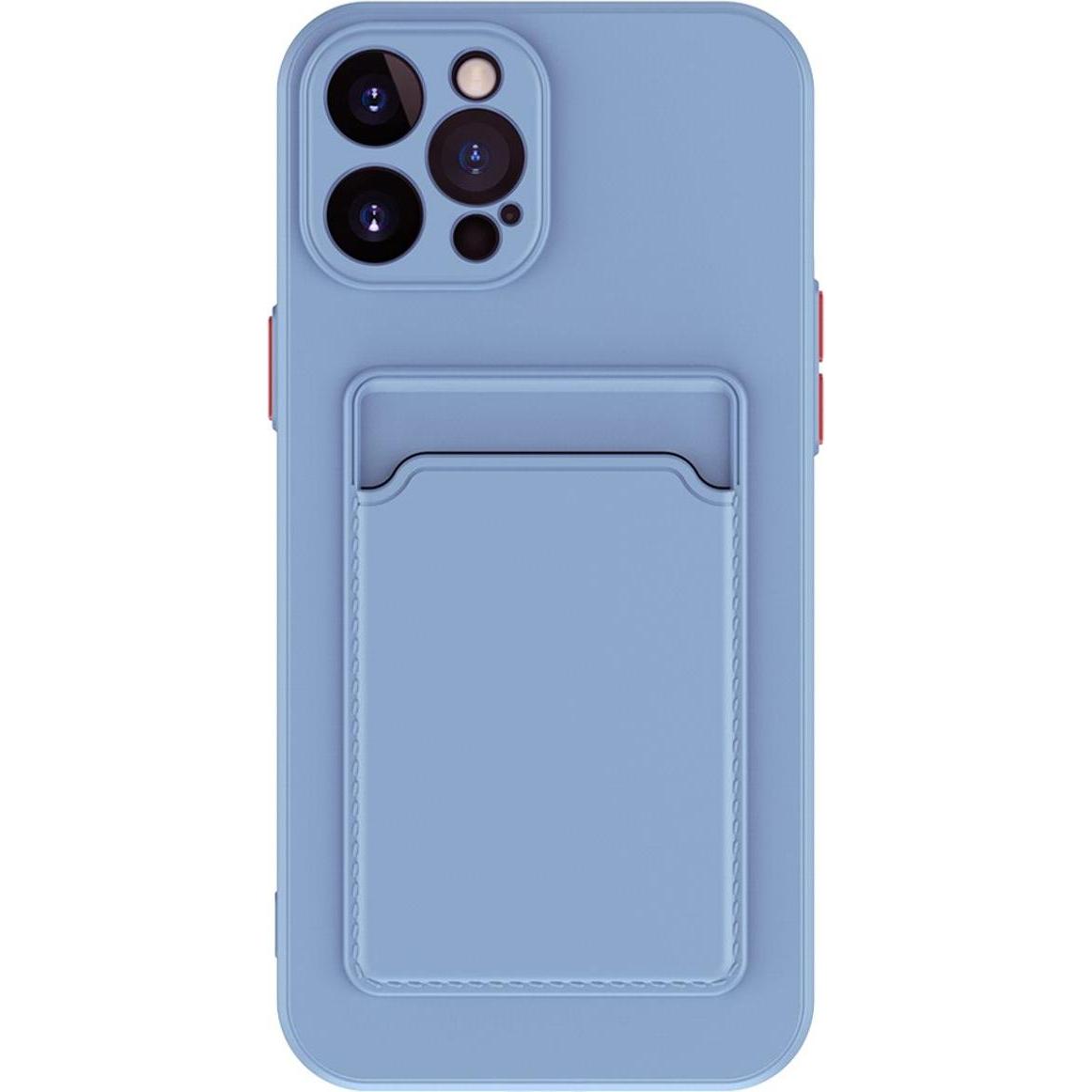 König Design Schutz Handy Hülle für Apple iPhone 15 Pro Case Cover Etuis Bumper Kartenfach (Apple iPhone 15 Pro), Smartp...