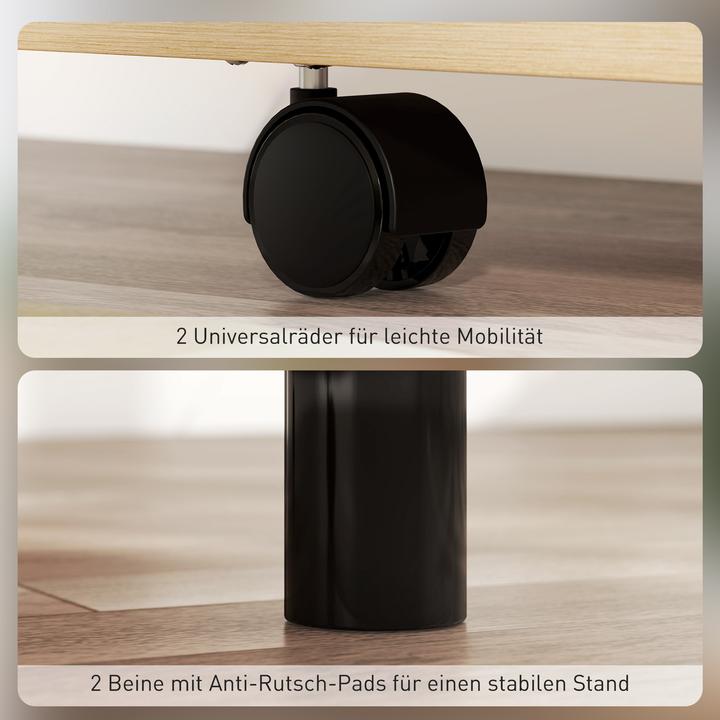 Image du produit Homcom Podiumsständer Spanplatte, Metall Eiche