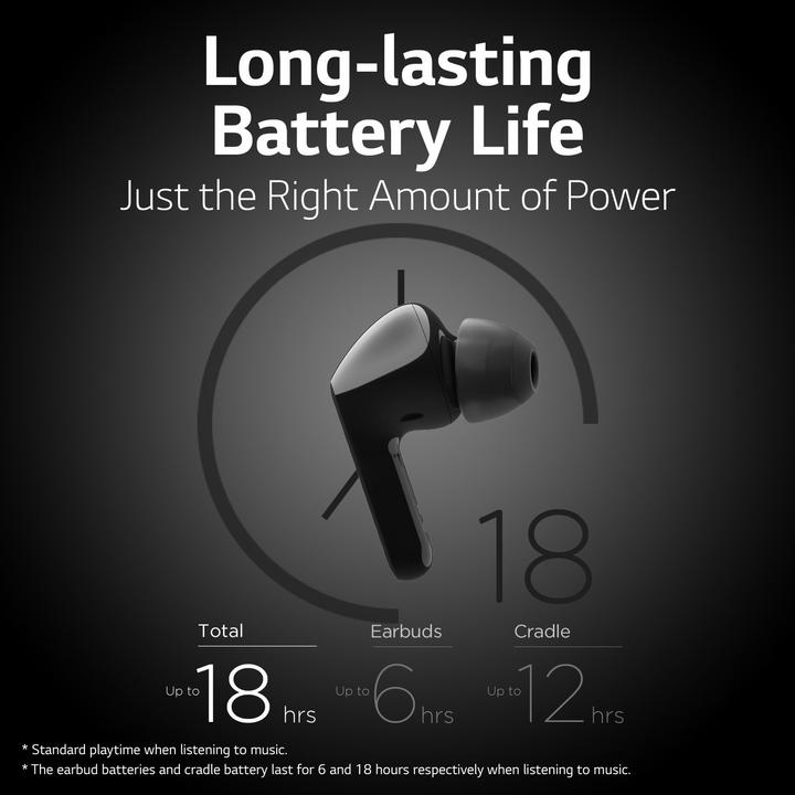 Actual product image LG TONE Free FN6 (ANC, 6 h, Wireless)