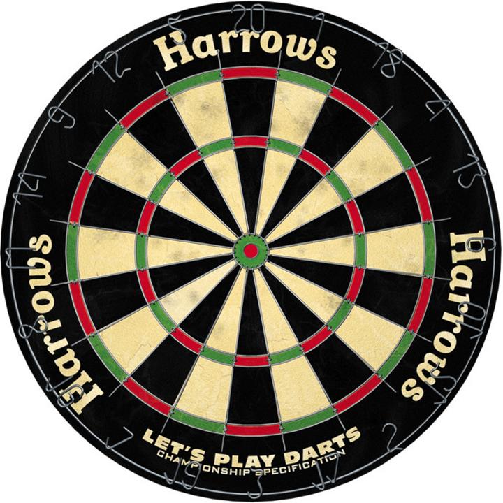 Harrows Borstendartboard Lets Play