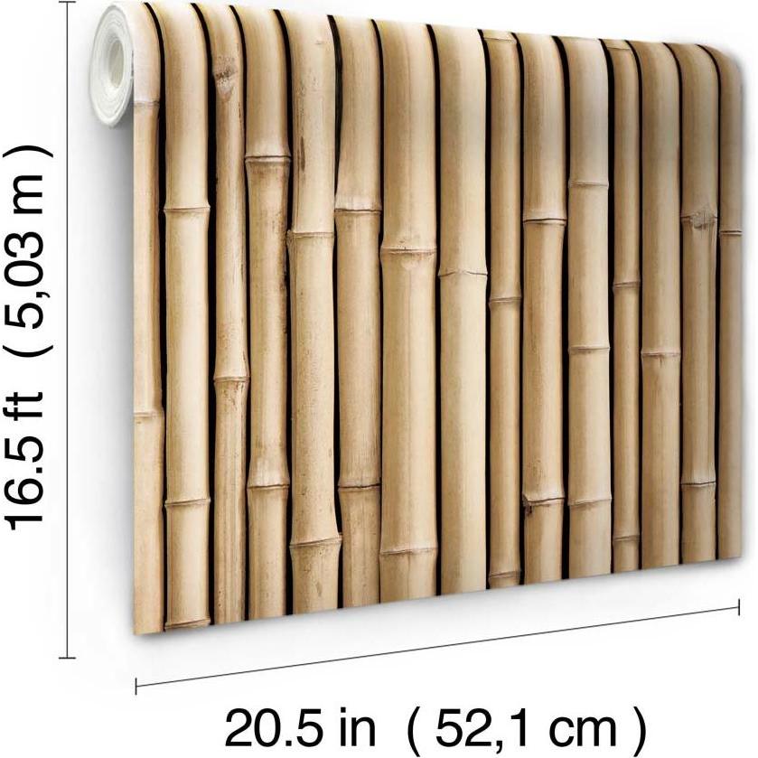 Roommates, Wandtattoo, PEEL & STICK Wallpaper - Bambus