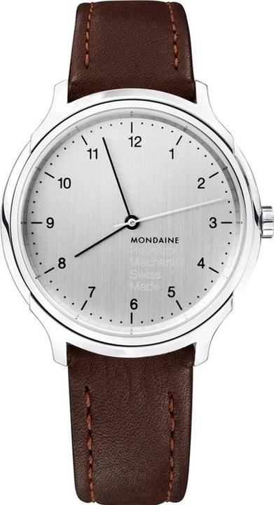 Mondaine Helvetica No1 Regular Mechanical (Montre analogique, Swiss Made, 40 mm)