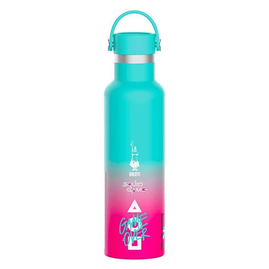 Bialetti Rosa/Turchese/Multicolore Borraccia + Thermos, (0.60 L)