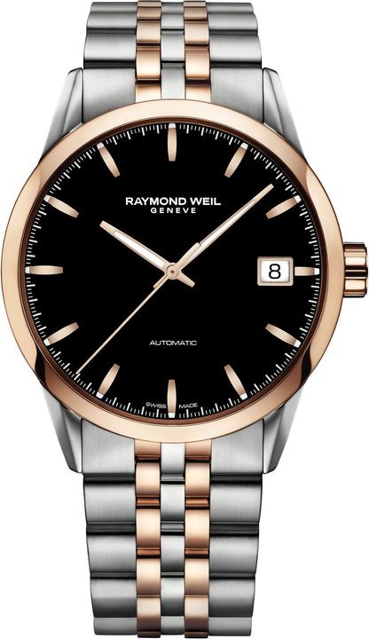 Raymond Weil Freelancer Automatic Black Dial Men's Watch (Analogue wristwatch, 43 mm)