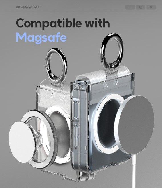 Actual product image Goospery MagSafe Pro Ring Case Series Cover (Samsung Galaxy Z Flip6, Samsung Galaxy Z Flip7 FE)
