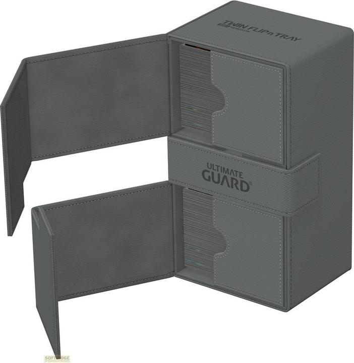 Image du produit Ultimate Guard Twin Flip'n'Tray 200+ XenoSkin Monocolor Gris