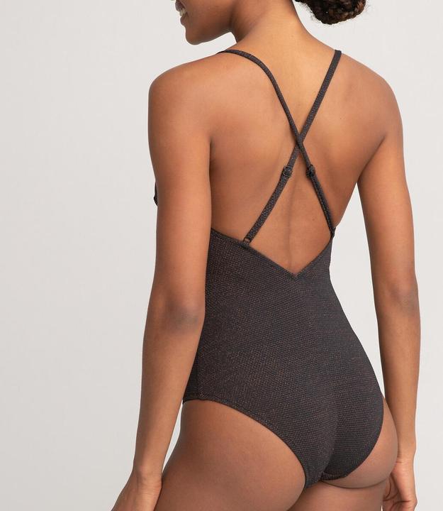 Produktbild La Redoute Collections Badeanzug mit Ballerina-Ausschnitt (40)