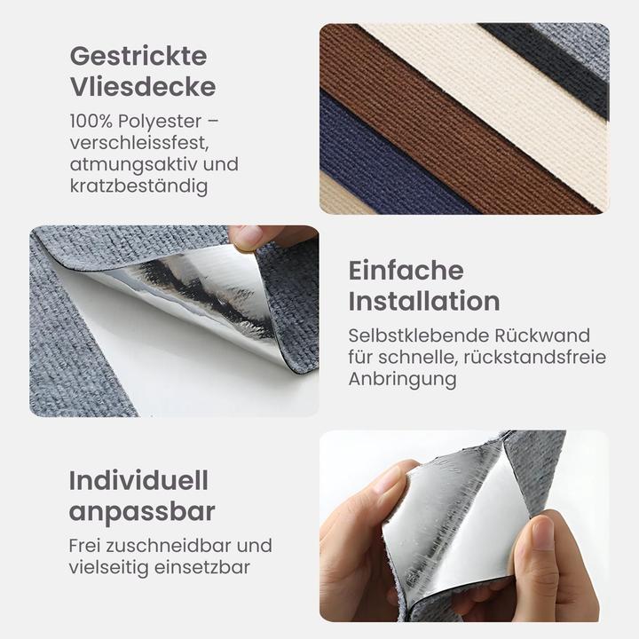 Actual product image Hermex Kratzmatte für Katzen Klettermatte Kratzschutz Kratzbrett Kratzwand (100 cm, Dark grey)