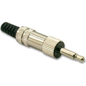 Lumberg Audio Jack connector male 3.5 mm Mono, Audio Adapter, Silber