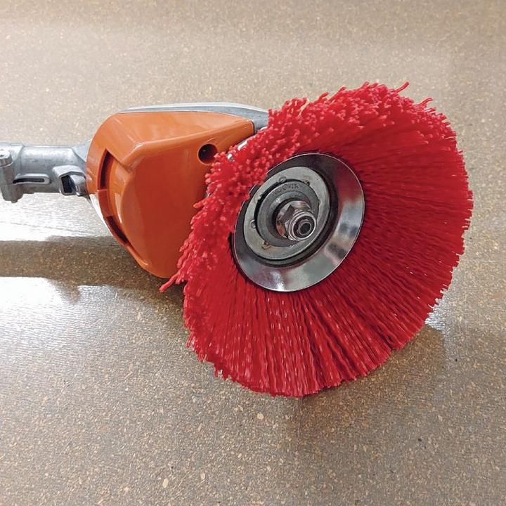 Produktbild Tiger Unkrautbürste PP rot für Motorsensen