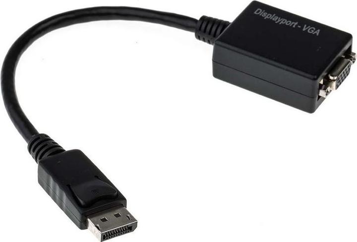 Produktbild RS PRO DisplayPort-Kabel A Display-Anschluss B VGA - Buchse, 150mm (0.14 m, DisplayPort, 1.1)