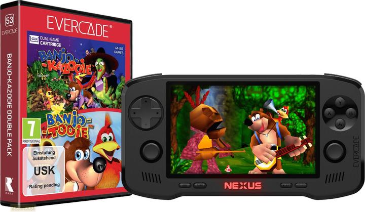 Actual product image Blaze Evercade Nexus & Banjo Kazooie Double Pack