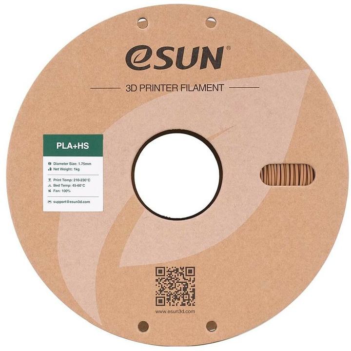 Produktbild eSUN EPLA+HS 1,75mm LIGHT BROWN 1kg (PLA+, 1.75 mm, 1000 g, Braun)