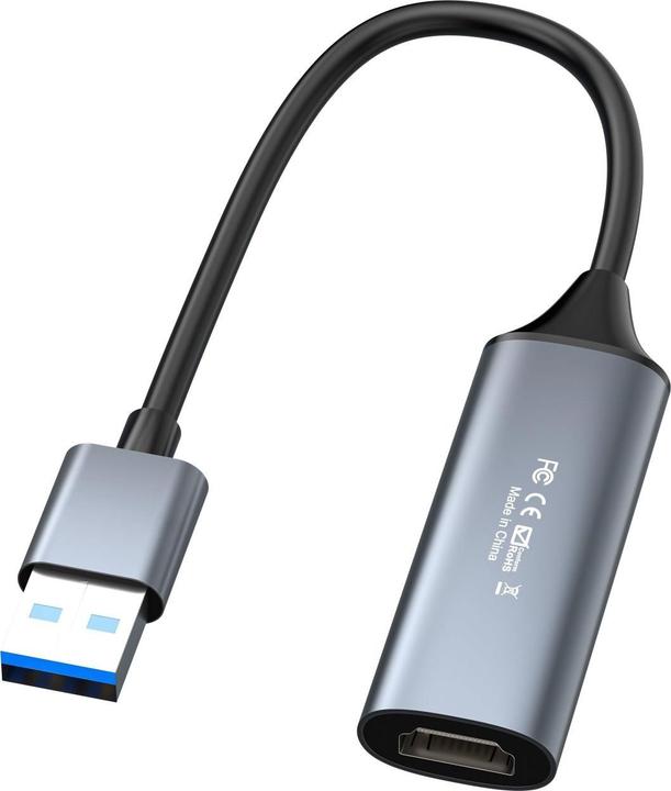 PremiumCord USB 3.0 Adapter auf HDMI, FULL HD 1080p (HDMI, 24 cm)