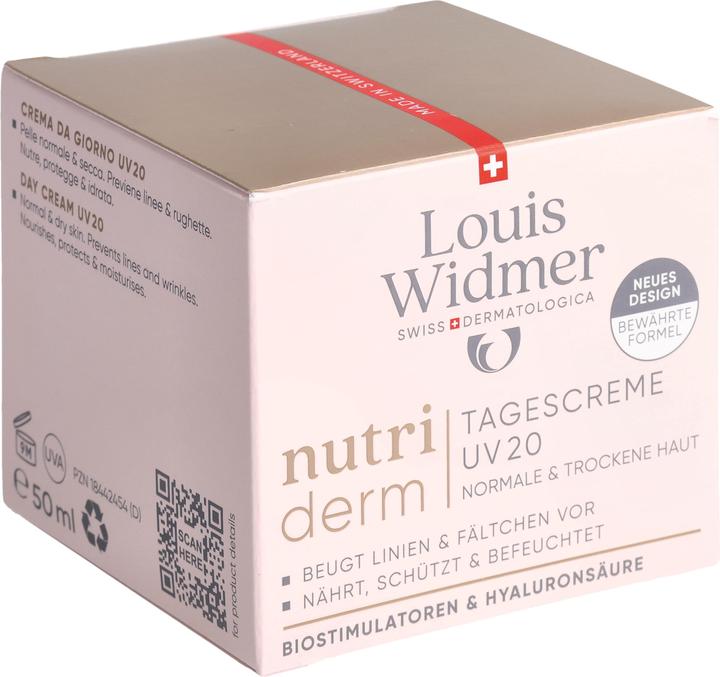 Produktbild Widmer Louis Nutriderm Tagescreme UV20 parfumiert 50 ml (50 ml, Tagescreme, SPF 20)