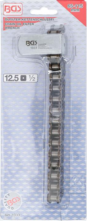 Actual product image BGS Oil Filter Chain Wrench Ø 65 - 115 mm (12-speed)