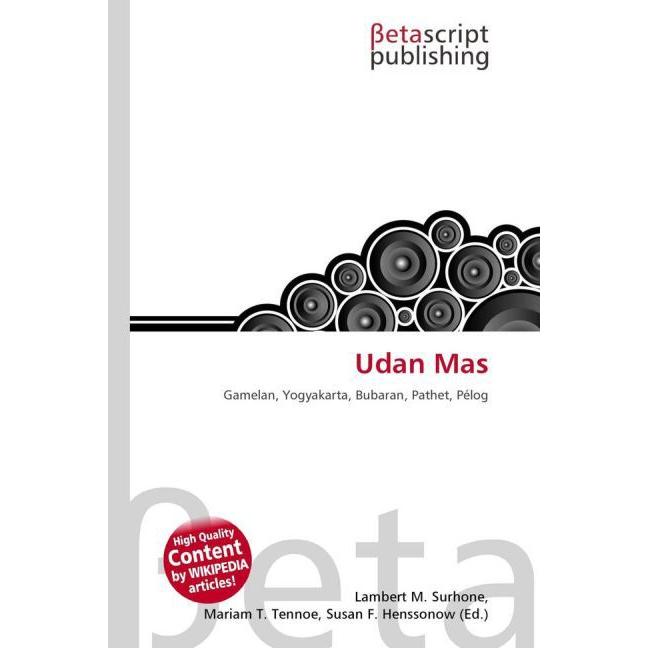 Udan Mas, Fachbücher von Lambert M. Surhone, Miriam T. Timpledon, Susan F. Marseken