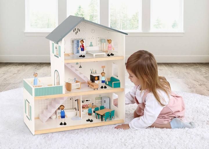 Actual product image Tooky Toy Doll's house with many accessories, TH919