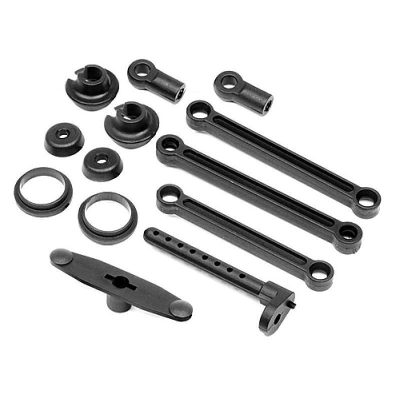 HPI Brama 10b Shock Parts Rod Parts Set (85647)