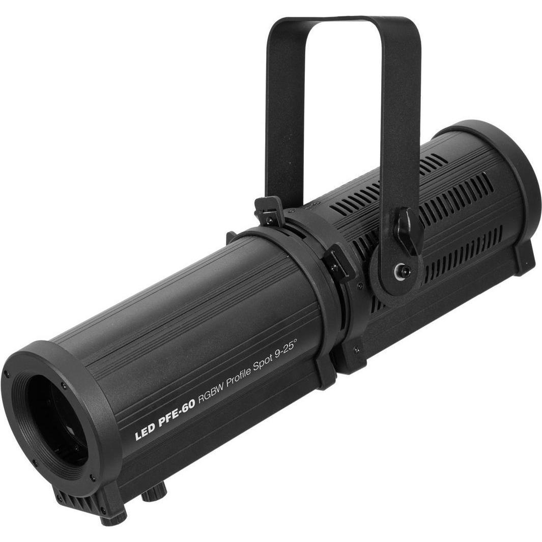 Eurolite LED PFE-60 RGBW Profilo Spot 9-25 (60 W, LED), Faro, Nero