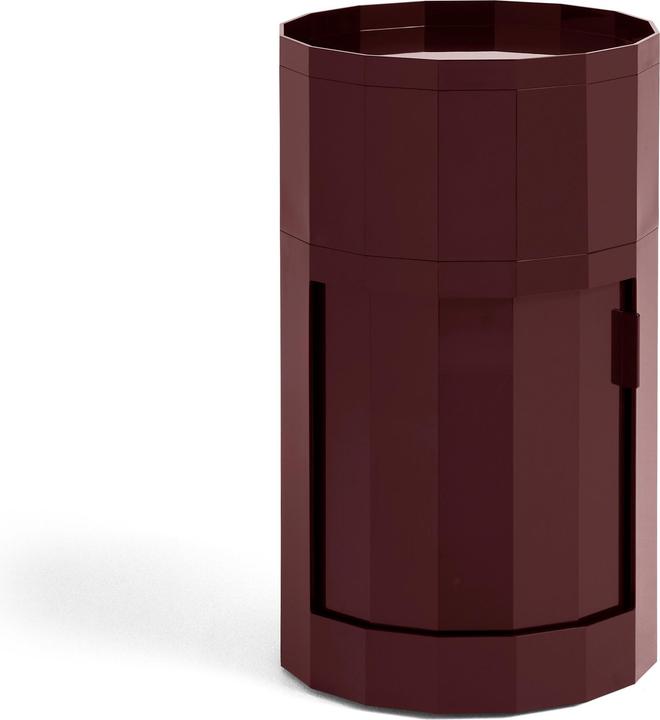 HAY - Facet Hochschrank 66 cm - Burgunderrot (80 cm)