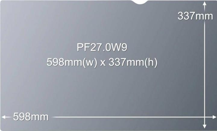 Actual product image 3M Pf270w9b (27", 16:9)